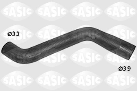 Шланг гумовий сист. охолоджен. SASIC SWH6760