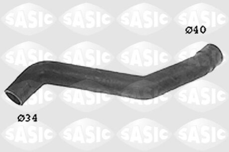 Шланг гумовий сист. охолоджен. SASIC SWH6761