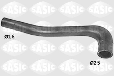 Шланг гумовий сист. охолоджен. SASIC SWH6799