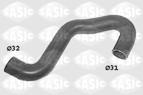 Патрубок радиатора VW PASSAT -96 1.6/2.0i SASIC SWH6814