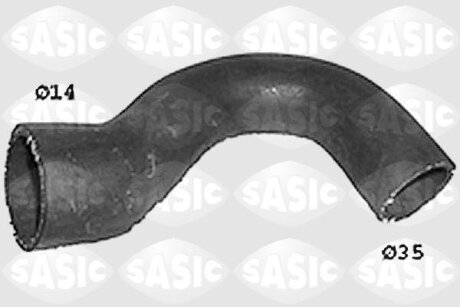 Шланг гумовий сист. охолоджен. SASIC SWH6842