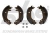 Тормозные колодки задние 180x42 Renault Clio1.1,1.2,1.4,1.8,1.9D,5,9,11,19(Ben.) SBS 1849.2739476 (фото 1)