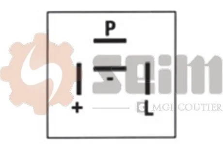 Реле перемикача повотів (4 контакта) Renault/Peugeot/Citroen Seim 105321