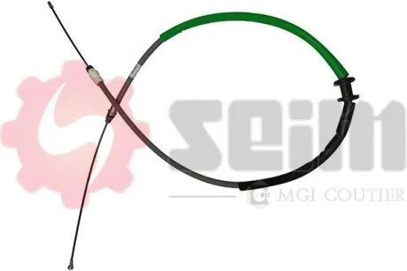 Трос стояночного тормоза задний левый правый FWD Opel Movano 10-, Renault Master III 10- Seim 555108