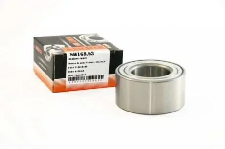 ПІДШИПНИК ПЕРЕДНІЙ NISSAN ALMERA N16, MMC PAJERO, COLT, LANCER, 00-06, (36X40X74) SHAFER SH168.63