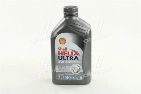 Олива моторна Helix Ultra ECT С3 5W-30 SN/CF (Каністра 1л) SHELL 4107297897