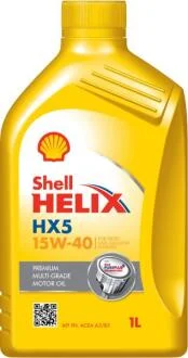 Олива для двигуна SHELL HELIX HX5 15W40 1L