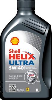 Олива двигуна (ACEA A3/B3, A3/B4 BMW L-01 MB 229.5/226.5 VW 502.00/505.00 RN 0700/0710 PSA B71 2296 Porsche A40 FIAT 9.55535.Z2) SHELL HELIX ULTRA 5W40 1L