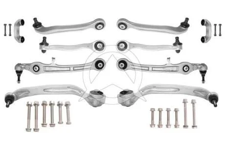 Комплект важелів + тяги стабілізатора.+кріплення A6 04- SIDEM 37875 (фото 1)