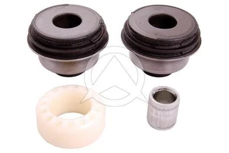Сайлентблоки (комплект 2шт.+втулка+пласт.втулка) передній важеля нижнійзадн.лівий/правий.W169,245 SIDEM 849670 KIT