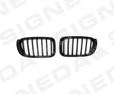 Решітка радіатора чорна X3 (F25) 14-17 (к-т 2шт) Signeda PBM07162BK