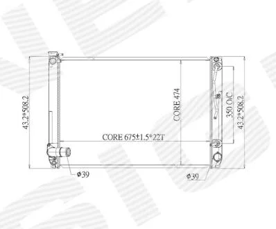 РАДИАТОР Signeda RA13019Q