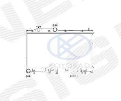 Радіатор SUBARU LEGACY, 14 - 17 Signeda RA606532Q