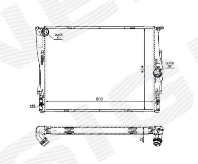 РАДИАТОР Signeda RA60786Q