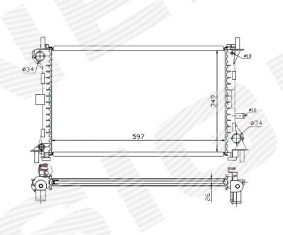 РАДИАТОР Signeda RA62073Q