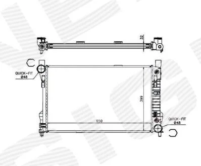 РАДИАТОР Signeda RA62786Q