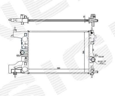 РАДИАТОР Signeda RA630727