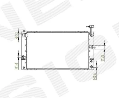РАДИАТОР Signeda RA646809