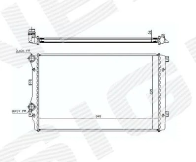 РАДИАТОР Signeda RA65280