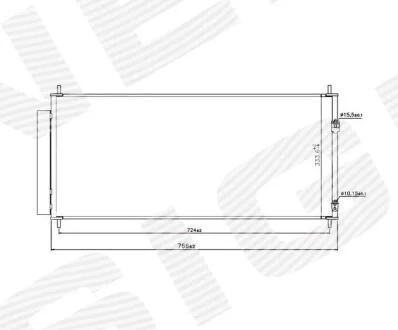 РАДИАТОР КОНДИЦИОНЕРА Signeda RC940240
