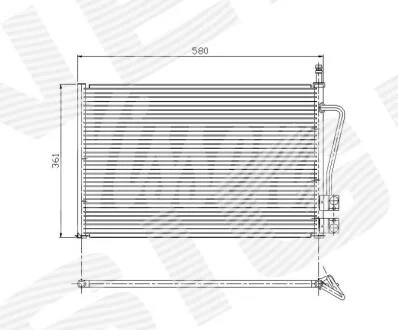 РАДИАТОР КОНДИЦИОНЕРА Signeda RC94587