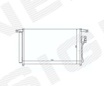 РАДИАТОР КОНДИЦИОНЕРА Signeda RC94869