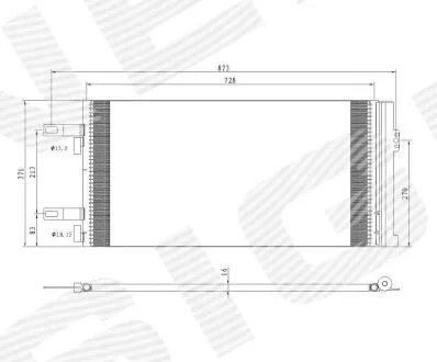 РАДИАТОР КОНДИЦИОНЕРА Signeda RC949855