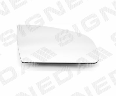 СТЕКЛО ЗЕРКАЛА ЗАДНЕГО ВИДА, AUDI A3 (8P), 03 - 08 Signeda SADM1011ER