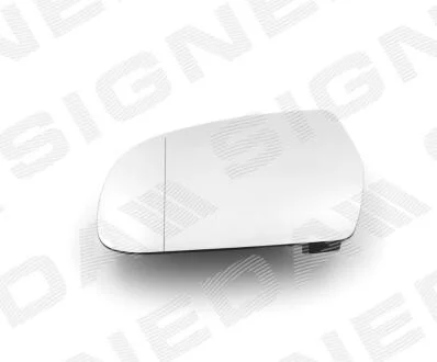 СТЕКЛО ЗЕРКАЛА ЗАДНЕГО ВИДА AUDI A3 (8P), 09 - 12 Signeda SADM1016EL