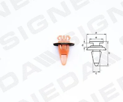 ПЛАСТМАССОВЫЕ КРЕПЛЕНИЯ Signeda T102510
