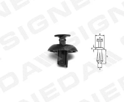 ПЛАСТМАССОВЫЕ КРЕПЛЕНИЯ Signeda T132910