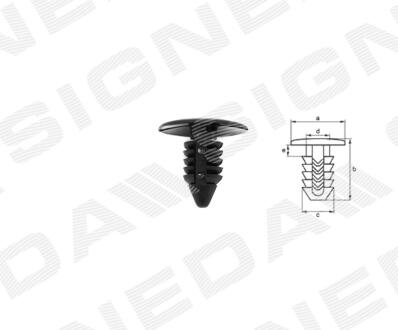 ПЛАСТМАССОВЫЕ КРЕПЛЕНИЯ Signeda T135010