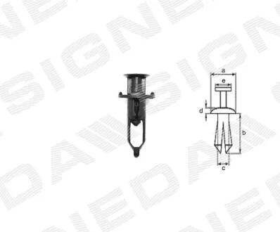 ПЛАСТМАССОВЫЕ КРЕПЛЕНИЯ Signeda T64710