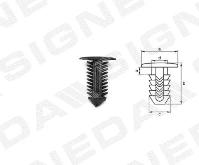ПЛАСТМАССОВЫЕ КРЕПЛЕНИЯ Signeda T79810