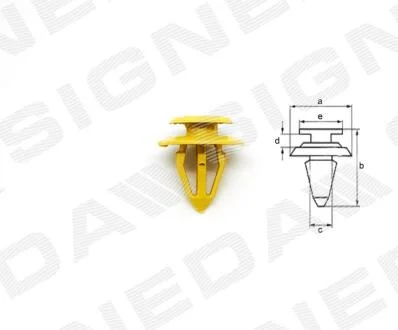 ПЛАСТМАССОВЫЕ КРЕПЛЕНИЯ Signeda T85910