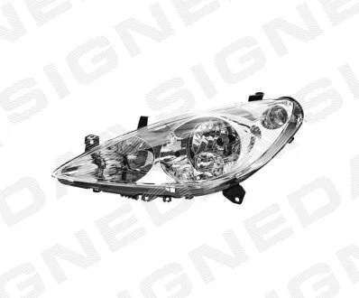 ПЕРЕДНЯЯ ФАРА, PEUGEOT 307 (3_), 03.01 - 09.05 Signeda ZPG1128ML