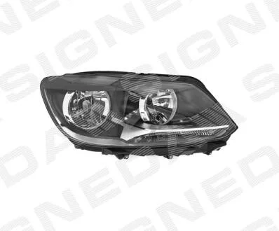 ПЕРЕДНЯЯ ФАРА, VW CADDY, 10 - 15 Signeda ZVW11G1R