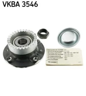 Підшипник колеса,комплект SKF VKBA 3546