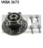 Комплект подшипника ступицы колеса SKF VKBA 3673 (фото 1)
