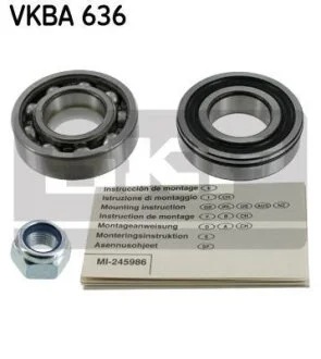 Комплект підшипника колісного SKF VKBA 636