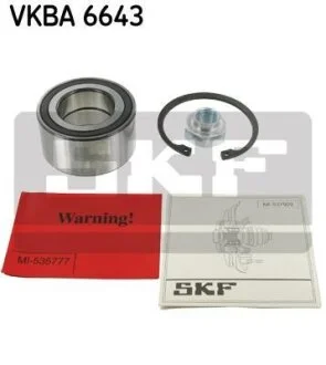 Підшипник маточини (передньої) SKF VKBA 6643