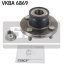 Комплект підшипника маточини колеса SKF VKBA 6869 (фото 1)