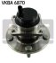 Комплект подшипника ступицы колеса SKF VKBA 6870 (фото 1)