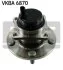 Комплект подшипника ступицы колеса SKF VKBA 6870 (фото 1)