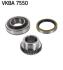 Комплект подшипника ступицы колеса SKF VKBA 7550 (фото 1)
