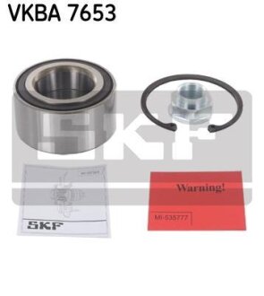 Підшипник колеса,комплект SKF VKBA 7653