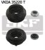 FIAT К-кт опори амортизаторів (2шт.) Panda 03- SKF VKDA 35220 T (фото 1)