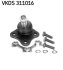 VW кульова опора Golf,Jetta,Polo,SEAT з кріпленням! SKF VKDS311016 (фото 1)