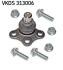 Опора шаровая (передняя) Citroen C2/C3/Peugeot 207 1.1/1.4HDi/1.6HDi 06- SKF VKDS 313006 (фото 1)
