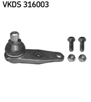 RENAULT кульова опора нижня Twingo II 07- SKF VKDS316003